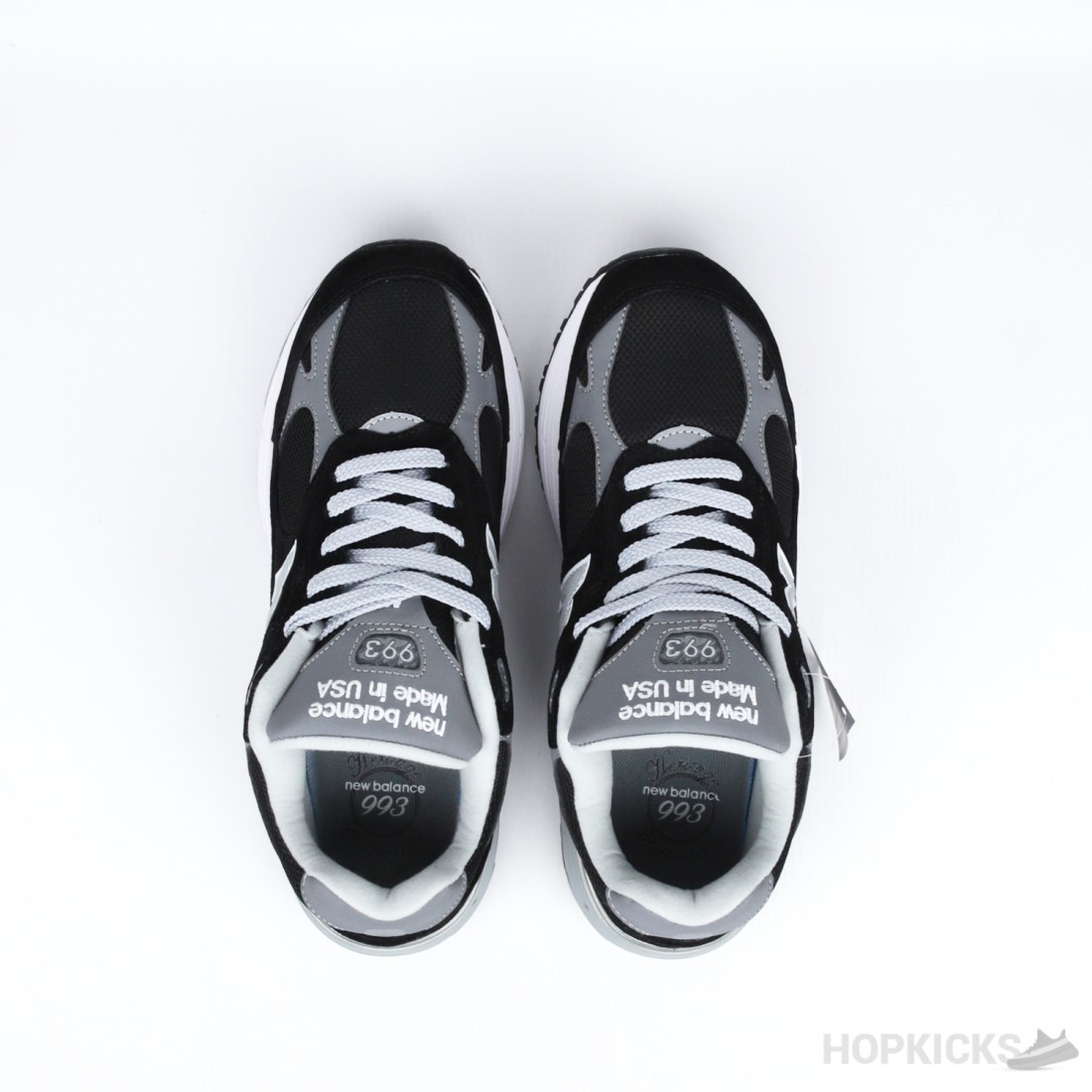靴 New Balance 993 MiUSA Black New Balance 993 MiUSA Black Grey (Women's) - WR993BK - US